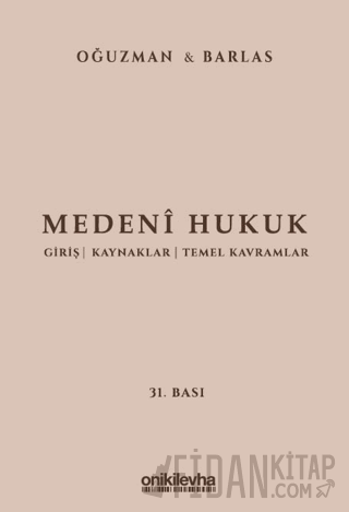 Medeni Hukuk (Ciltli)