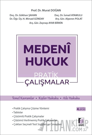 Medeni Hukuk Pratik Çalışmalar Zeynep Ayar Birkin
