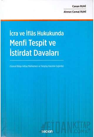 Menfi Tespit ve İstirdat Davaları (Ciltli)