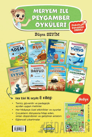 Meryem İle Peygamber Öyküleri Serisi 9 Kitap Büşra Sevim