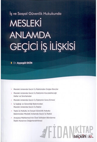 Mesleki Anlamda Geçici İş İlişkisi