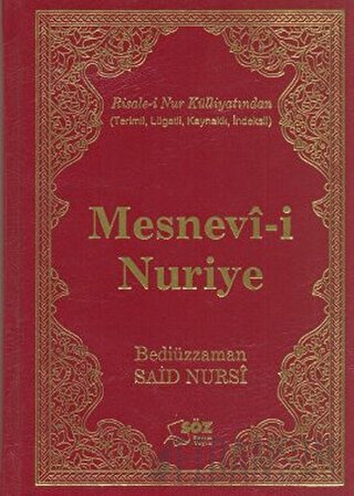 Mesnevi-i Nuriye (Çanta Boy) (Ciltli)