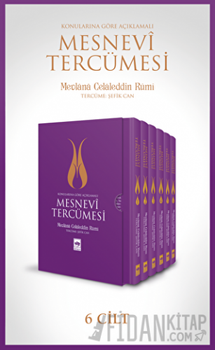 Mesnevi Tercümesi 6 Cilt (Kutulu) (Ciltli) Mevlana Celaleddin Rumi