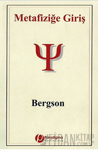 Metafiziğe Giriş Henri Bergson