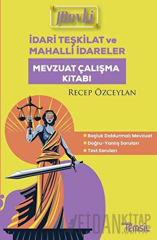 Mevki Dari Teşkilat Ve Mahalli İdareler Mevzuat Çalışma Kitabı Recep Ö