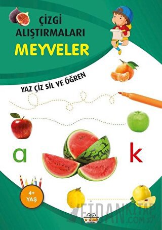 Meyveler - Çizgi Alıştırmaları