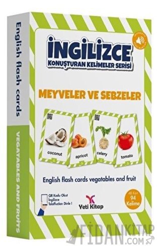 Meyveler ve Sebzeler - İngilizce Konuşturan Kelimeler Serisi