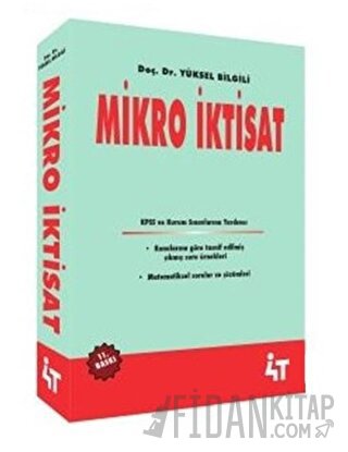 Mikro İktisat Yüksel Bilgili