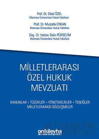 Milletlerarası Özel Hukuk Mevzuatı Mustafa Erkan