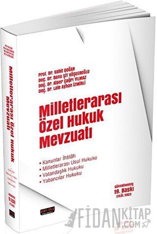 Milletlerarası Özel Hukuk Mevzuatı Vahit Doğan