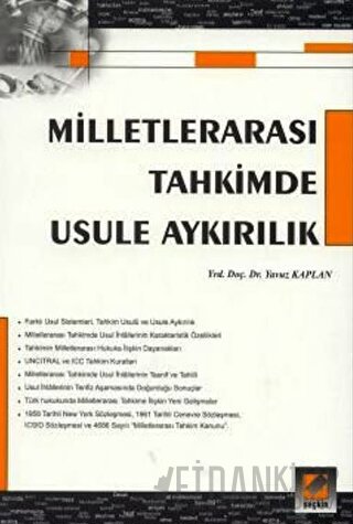 Milletlerarası Tahkimde Usule Aykırılık
