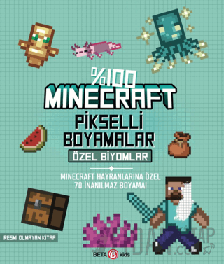 %100 Minecraft Pikselli Boyamalar - Özel Biyomlar
