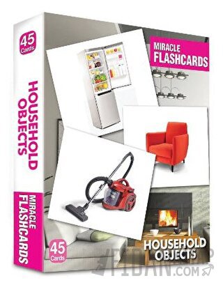 Miracle Flashcards - Household Objects Box 45 Cards Kolektif