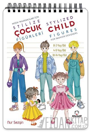 Moda Tasarımcıları İçin Stilize Çocuk Figürleri