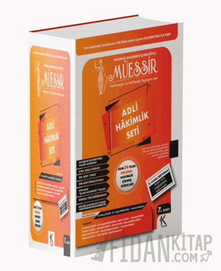 Müessir Adli Hakimlik Çıkmış Soru Bankası (Ciltli)