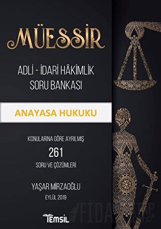 Müessir Adli-İdari Hakimlik Soru Bankası - Anayasa Hukuku Yaşar Mirzao