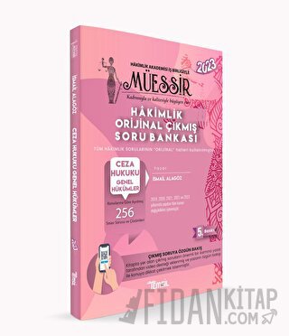 Müessir Ceza Hukuku Genel Hükümler İsmail Alagöz