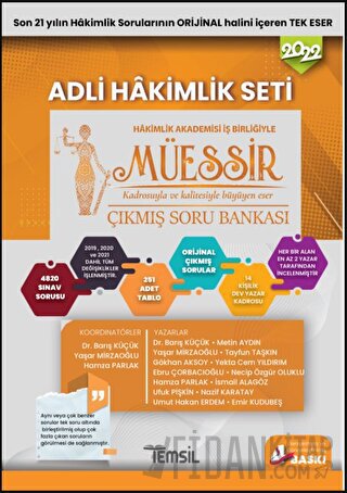 Müessir Çıkmış Soru Bankası Adli Hakimlik Seti Barış Küçük