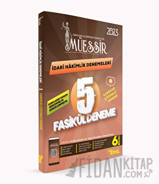 Müessir İdari Hakimlik Denemeleri- 2023 Cevaplı Karekod Çözümlü Deneme