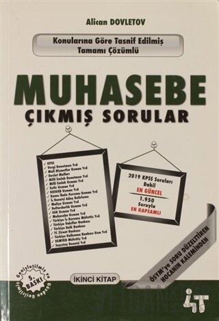 Muhasebe Çıkmış Sorular 2. Cilt (Ciltli) Alican Dovletov