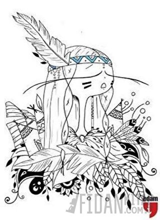 Muzi Kızılderili Tuval Boyama Müzeyyen Yılmaz