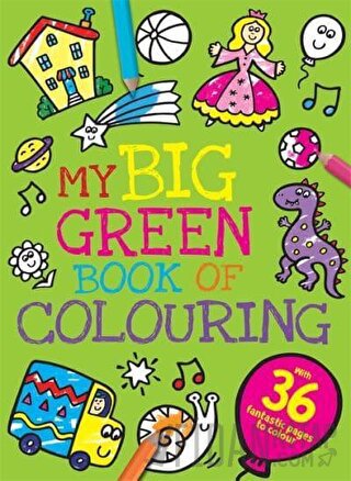 My Big Green Book of Colouring Kolektif