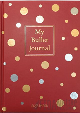My Bullet Journal - Confetti Kırmızı (Ciltli)