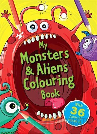 My Monsters and Aliens Colouring Book Kolektif