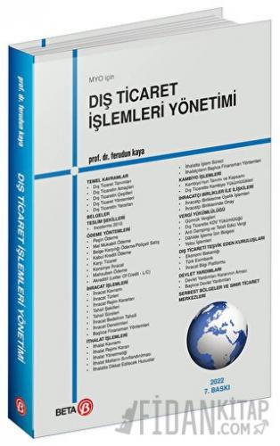 MYO İçin Dış Ticaret İşlemleri Yönetimi