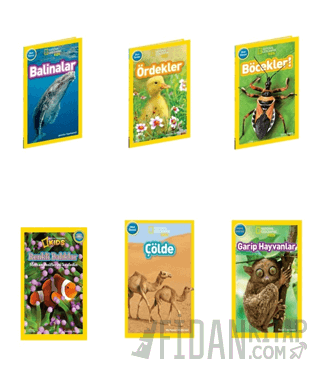 National Geographic Kids Okul Öncesi Serisi 6 Kitap