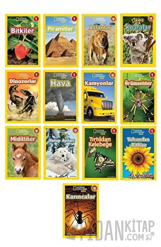 National Geographic Kids Okuma Serisi Seviye 1 Seti (13 Kitap Takım) M
