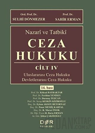 Nazari ve Tatbiki Ceza Hukuku Cilt 4 (Ciltli)