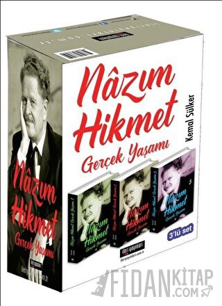 Nazım Hikmet - Gerçek Yaşamı (3 Kitap Takım)