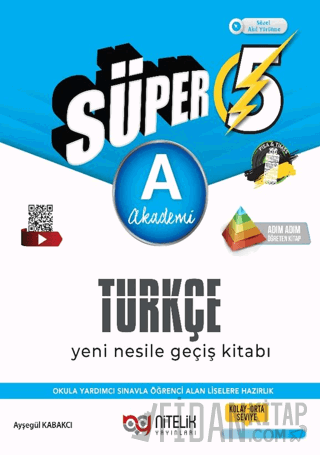 Nitelik 5. Sınıf Süper Türkçe A (Akademi) Yeni Nesile Geçiş Kitabı
