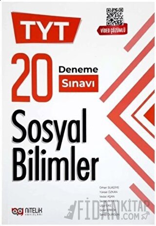Nitelik YKS TYT Sosyal Bilimler 20 Deneme Video Çözümlü