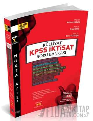 Nokta Atışı Külliyat KPSS İktisat Soru Bankası
