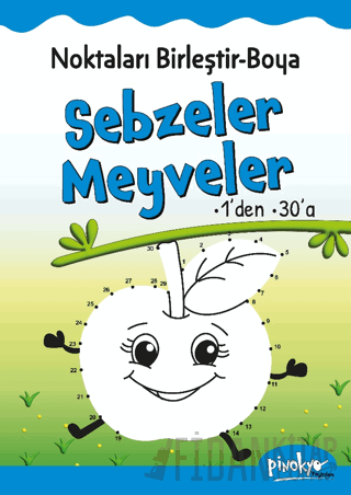 Noktaları Birleştir-Boya Sebzeler-Meyveler-1’den 30’a