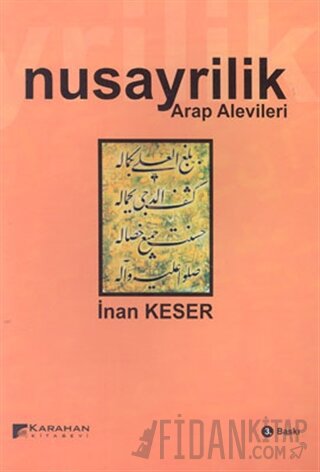 Nusayrilik Arap Alevileri İnan Keser