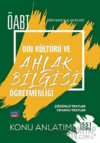 ÖABT Din Kültürü ve Ahlak Bilgisi Öğretmenliği - Öğretmenlik Alan Bilg