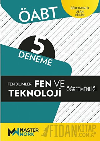 ÖABT Fen Bilimleri Fen ve Teknoloji Öğretmenliği 5 Deneme