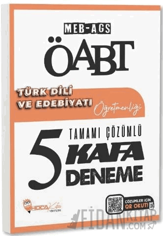 ÖABT MEB-AGS Türk Dili ve Edebiyatı Öğretmenliği 5 Kafa Deneme Çözümlü