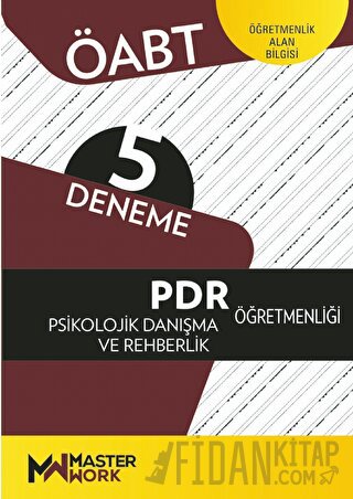 ÖABT PDR Psikolojik Danışma ve Rehberlik Öğretmenliği 5 Deneme