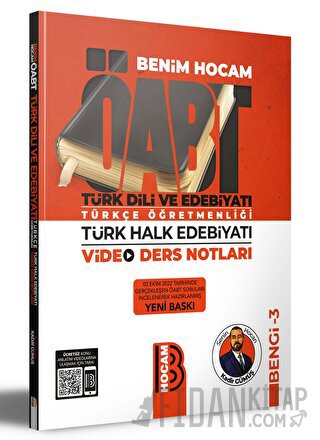 ÖABT Türk Dili ve Edebiyatı Türkçe Öğretmenliği Türk Halk Edebiyatı Vi