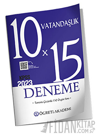 KPSS Genel Yetenek Genel Kültür 10X15 Vatandaşlık Deneme