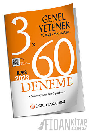 3X60 Genel Yetenek Deneme (Türkçe-matematik)