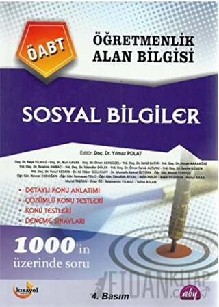 Öğretmenlik Alan Bilgisi - Sosyal Bilgiler ÖABT Ali Ekber Gülersoy