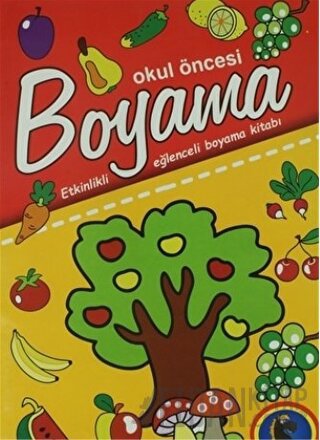 Okul Öncesi Boyama Etkinlikli Eğlenceli Dev Boyama Kitabı - Sebzeler -