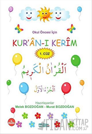 Okul Öncesi İçin Kur’an-ı Kerim 1. Cüz Melek Bozdoğan