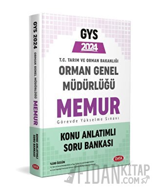 Orman Genel Müdürlüğü Memur GYS Konu Anlatımlı Soru Bankası