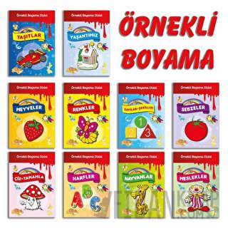 Örnekli Boyama Dizisi 10 Kitap Kolektif